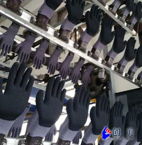 勞保手套浸膠機